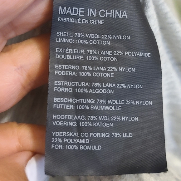 Club Monaco Wool Blend Tweed Open- Front Vest Gray Specked Size XS - Picture 7 of 13